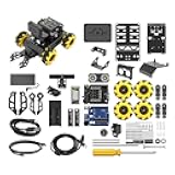 miniAuto for Arduino Robot Car Kit with Camera, ESP32-S3 Vision Recognition and Tracking, Programmable STEM Robot, Autonomous Driving Robot Kit with Optional Robotic Gripper， Advanced Kit (with Claw)