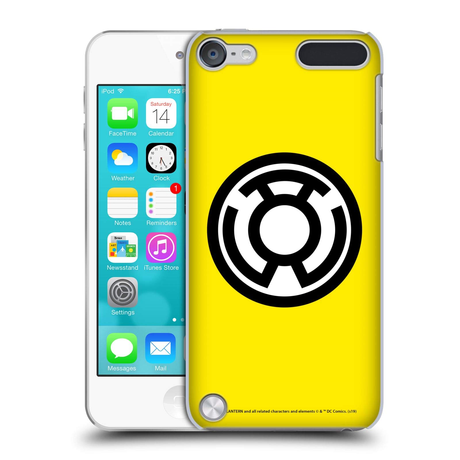 Head Case Designs Officially Licensed Green Lantern DC Comics Sinestro Lantern Corps Hard Back Case Compatible With Apple iPod Touch 5G 5th Gen