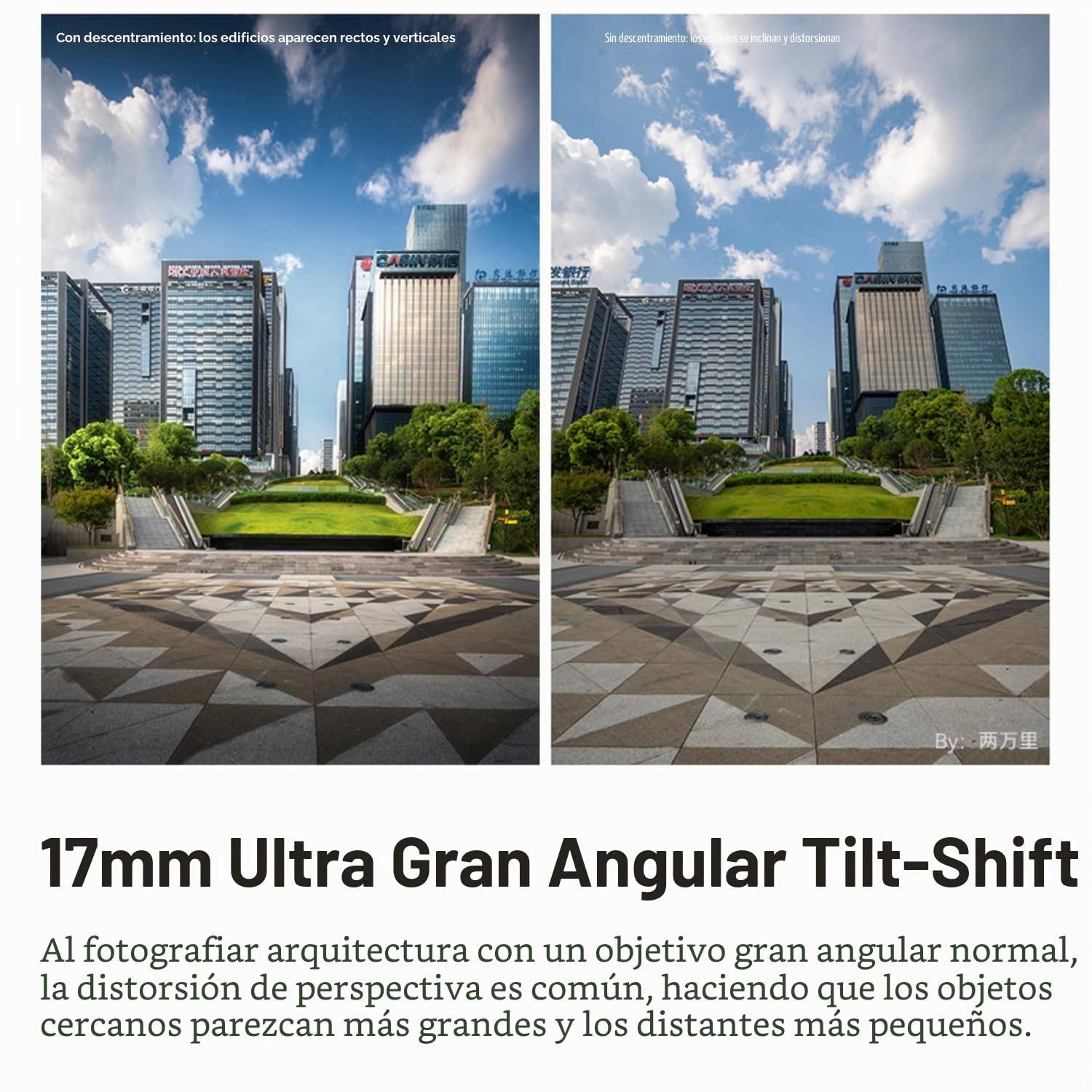 TTARTISAN Tilt-Shift 17mm F4 Objectif pour appareils Photo à monture GFX, objectif Ultra Grand-Angle à Mise au Point manuelle, décentrement de ±8mm, diaphragme à 10 lamelles