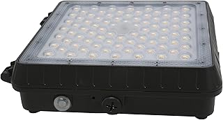 E2 Lighting LED Canopy Light with Emergency Battery Backup, 55W Wattage Adjustable, 3CCT 3000K/4000K/5000K Tunable, 0-10V Dimmable Outdoor Ceiling Light for Garage,Low Profile Carport, Gas Station