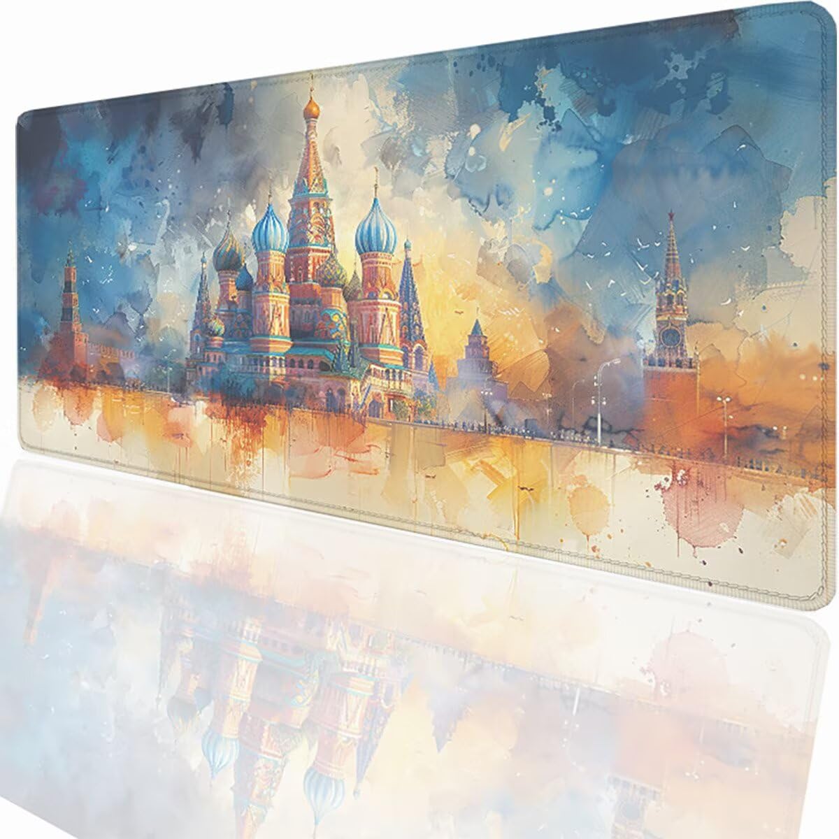 Tappetino per Mouse Gaming XXL 1200x600x3mm– Ufficio Mousepad Grande – Migliora la Velocità e la Precisione Tenuta Stabile Sottomano per Ufficio e Casa Accessori Scrivania Astratto PjY15503 N-U