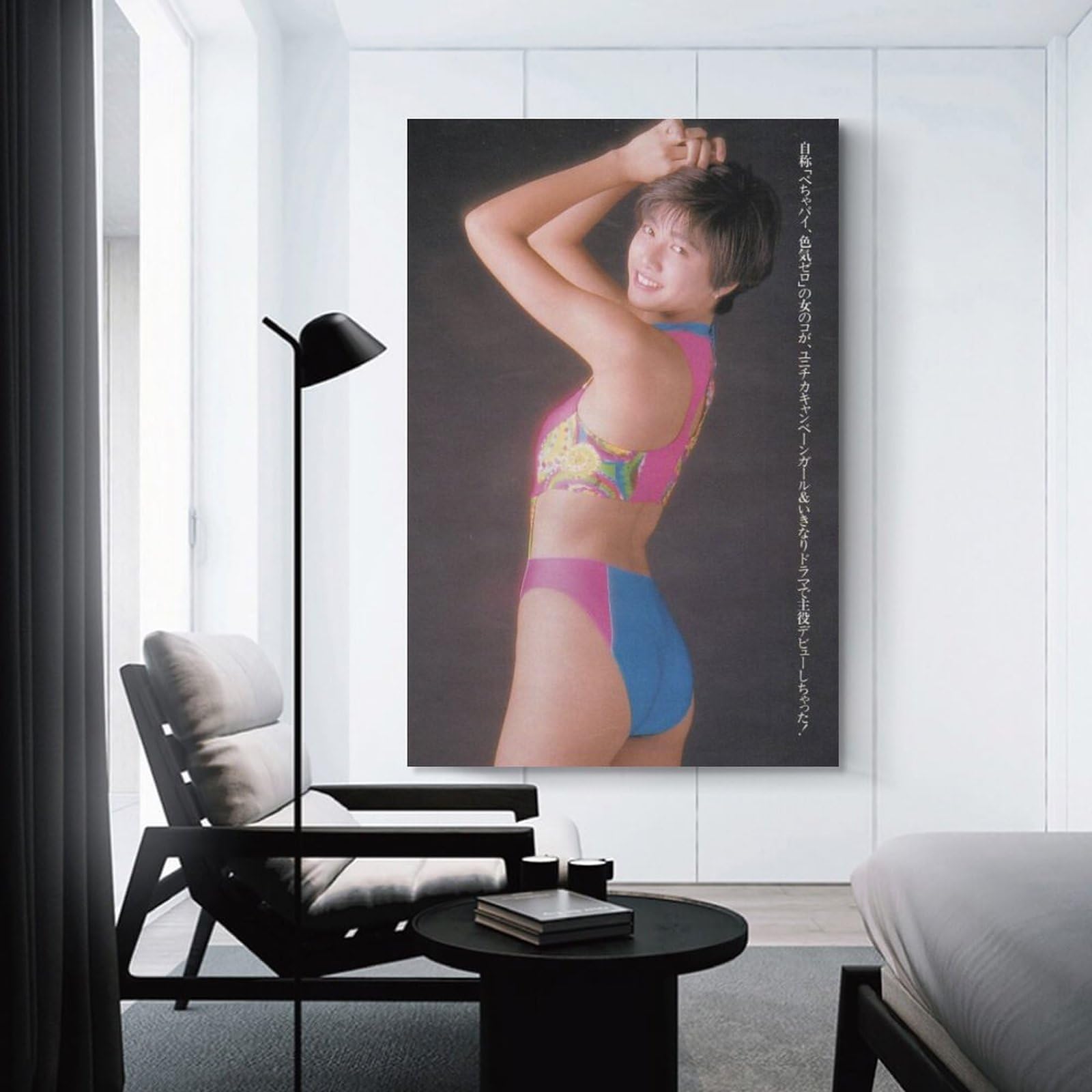 Amazon.co.jp: 内田有紀下着セクシー写真絵画ポスター キャンバス