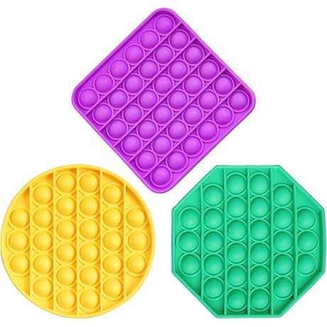 Pop It Three Pack: Fidget Toys for Limitless Fun and Stress Relief