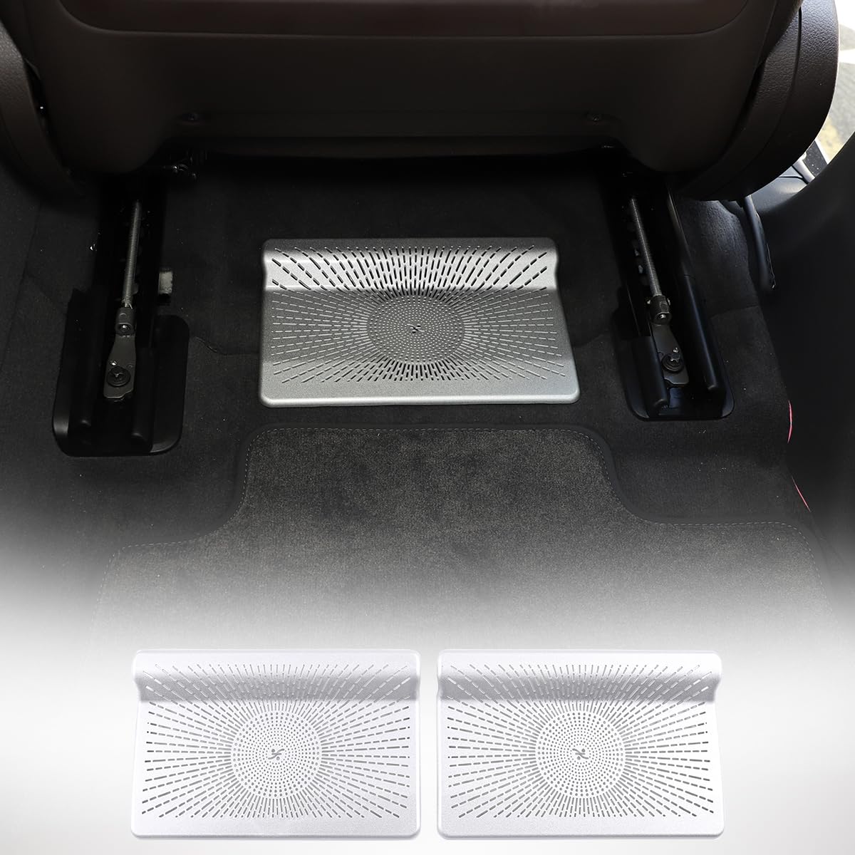 Tumukiw Under Seat Vent Cover Compatible with Mercedes Benz GLE350 W167 400d 450 GLE C167 53 63 S AMG GLS450 X167 580 Backseat Air Vent Cover Grilles