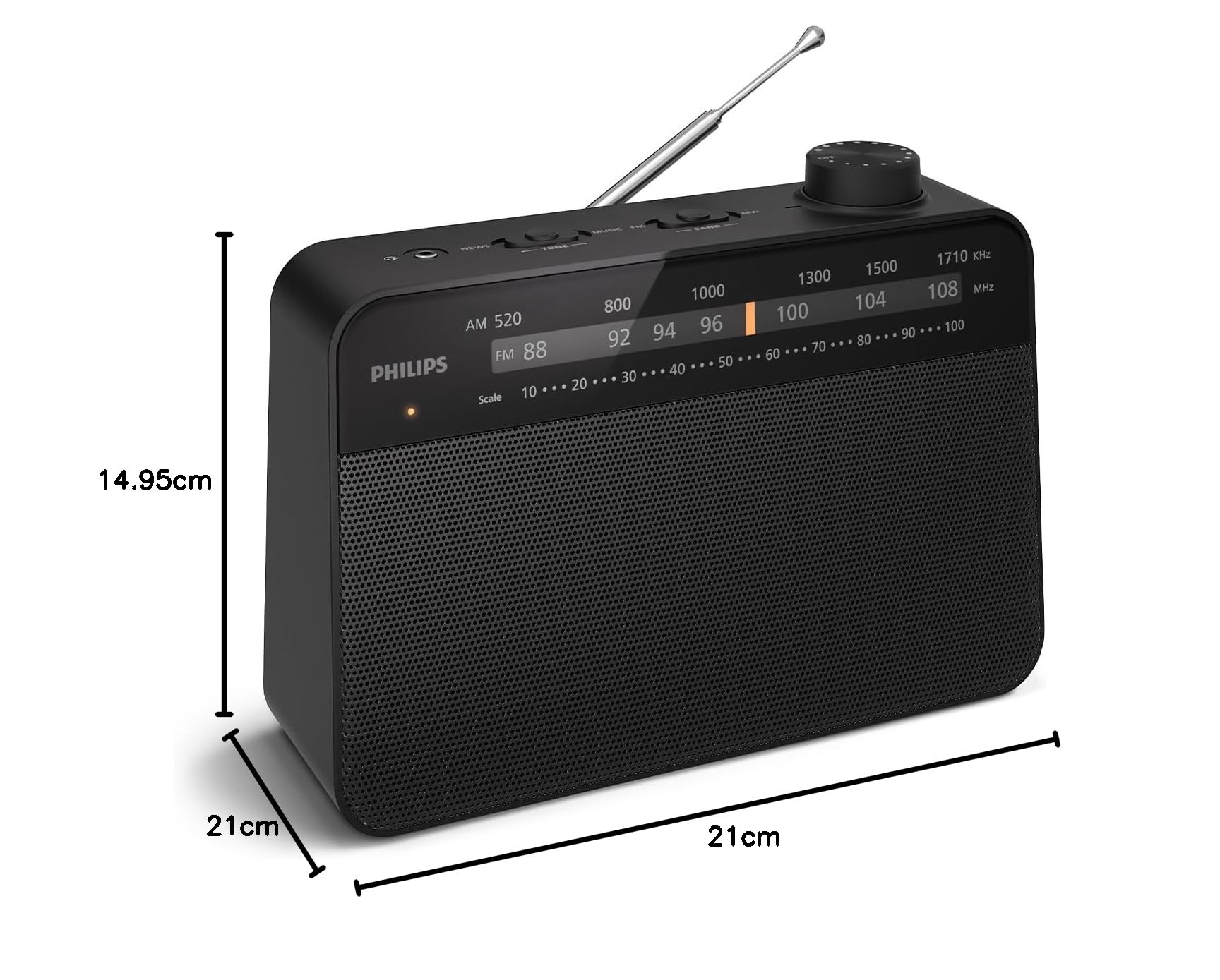 Philips TAR2509 Radio Portable FM/MW