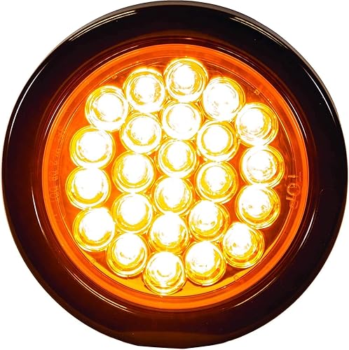 Miniatura 4 de Luz estroboscópica empotrable LED redonda de 4 pulgadas, 24 LED DOTSAE aprobados y marcados, impermeable, estroboscópico súper brillante de alta