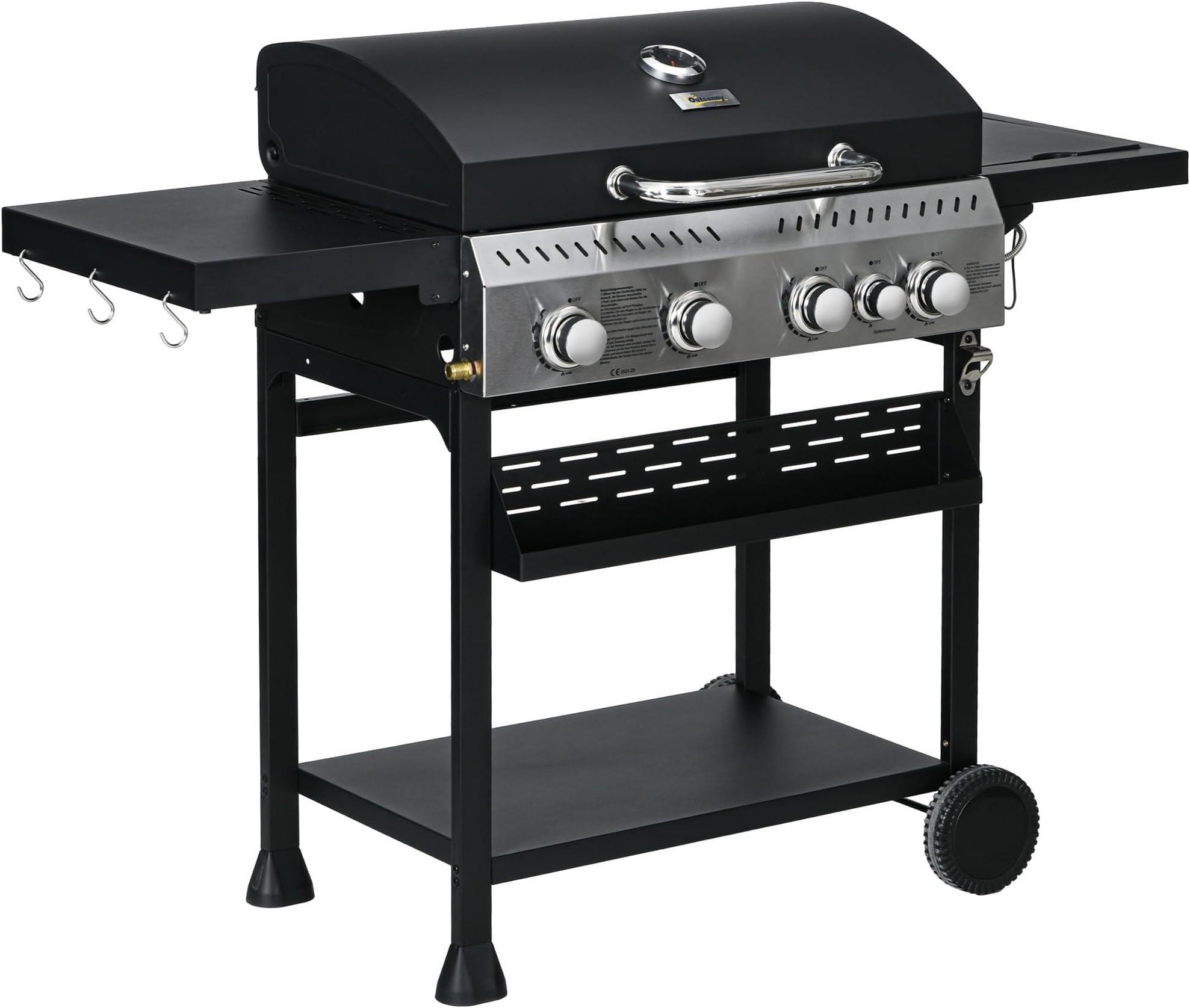 Barbecue Gaz Hawaï 3 Brûleurs 8,4 KW Butane/Propane 2 Tablettes — free download
