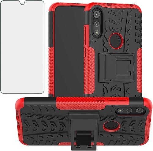 Funda para Moto E 2020 Motorola E7 con protector de pantalla de vidrio templado y accesorios rĂgidos hĂbridos para celda MotoE MotoE7 E 7 7E 7 Funda para Moto E 2020 Motorola E7 con protector de pantalla de vidrio templado y accesorios rĂgidos hĂbridos para celda MotoE MotoE7 E 7 7E 7