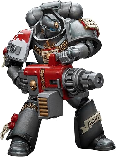 Miniatura 3 de JOYTOY Warhammer - Figura de acción 40K de caballeros grises de ataque, caballero gris con Psycannon colección de anime, modelo 118 de Navidad,