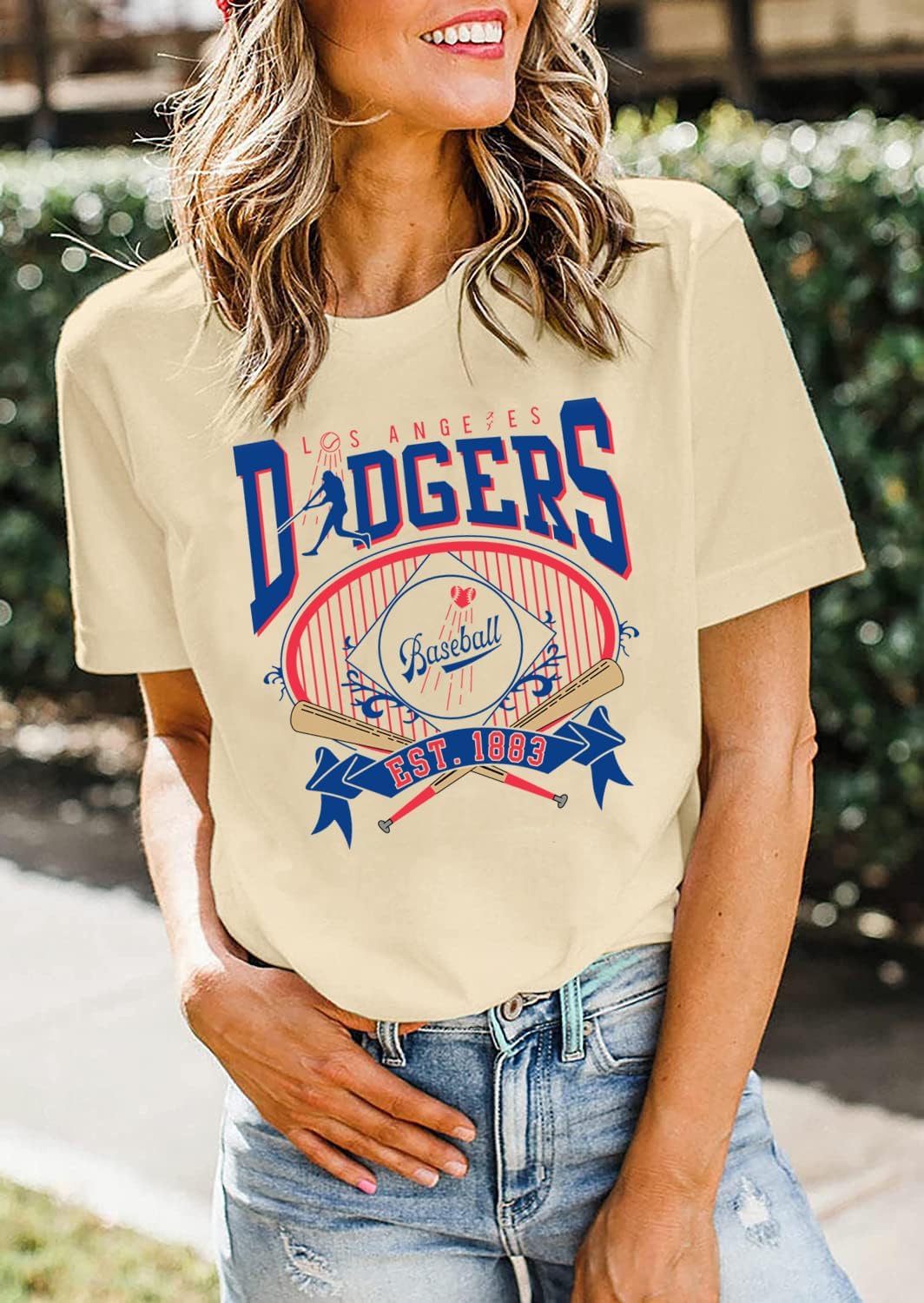 Baseball Shirt for Women Baseball Mama T Shirt Game Day Sport Fan Tee Casual Short Sleeve Top Blouse - Image 3