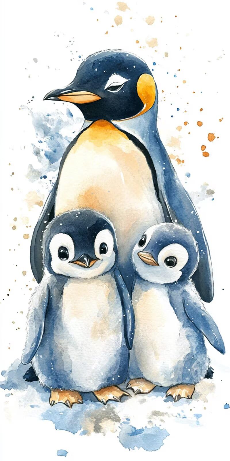 Amazon.com: 50x100cm Large Paint by Numbers Kit for Adults Penguin