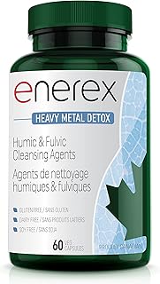 Enerex - Heavy Metal Detox, 60 Capsules - Humic & Fulvic Acid Supplement - Heavey Metal Detox Cleanse - Fulvic Humic Acid Supplement - Heavy Metal Detox for Adults - Rich Source of Humic & Fulvic Acid