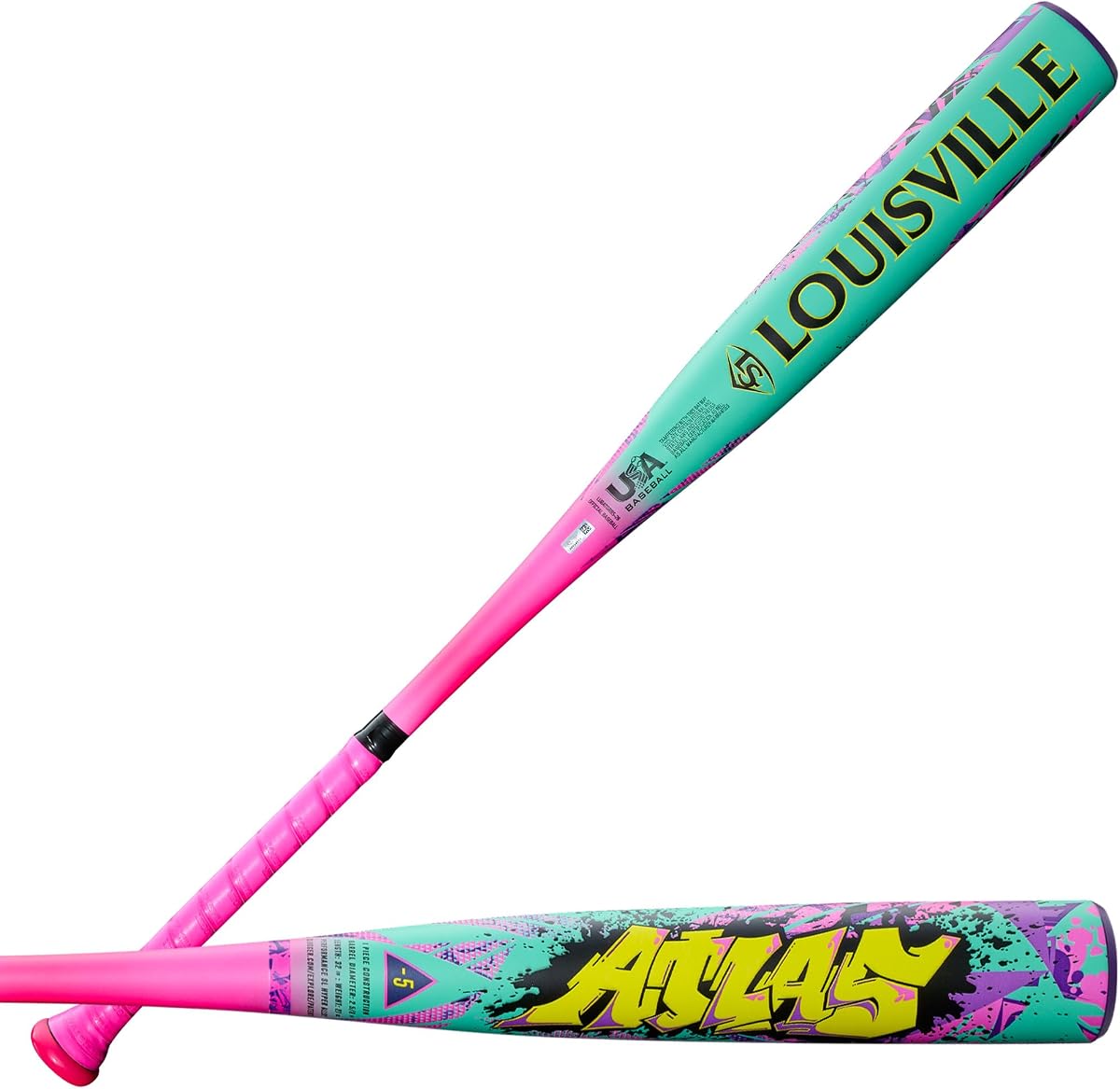 2026 Atlas(-5,-11) EE.UU. Bates de béisbol de 2 5/8"- (26",27",28",29",30",31" 32")