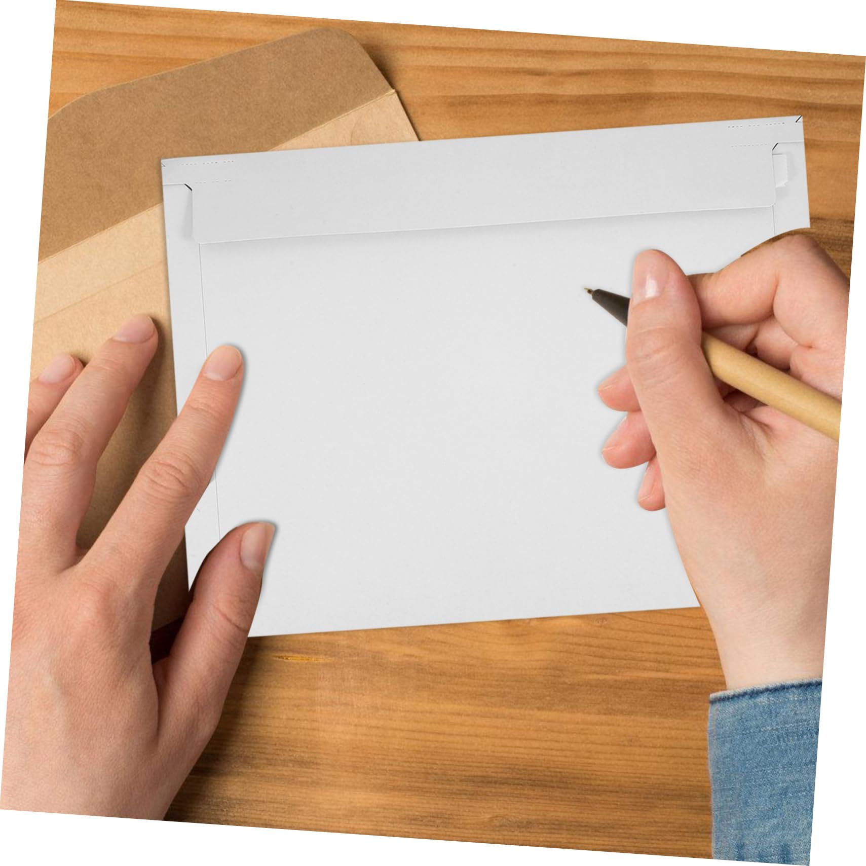 Lurrose 30pezzi Busta Porta Documenti in Cartone Spesso Autosigillante Buste Per Spedizione Per Archiviare Documenti Biglietti e Piccoli Oggetti Conveniente Per Inviti e Occasioni Speciali