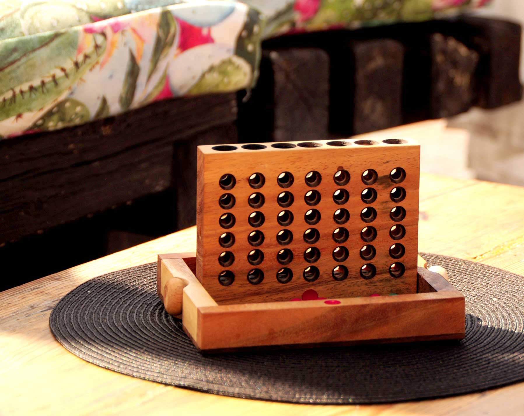 YWZQ Tablero De Madera De Cuatro Caras – Juego De Mesa Familiar Clásico Para 2 A 4 Jugadores, Divertido Y Educativo