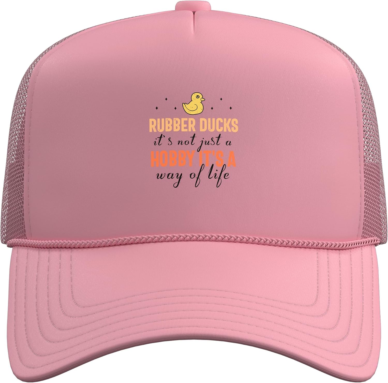 It's not just a Hobby It's a Way if Life - Rubber Ducks Trucker Hat with Adjustable Mesh Back image 2