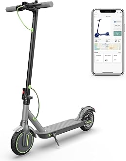 Electric Scooter for Adults- 8.5"/10''/14'' Tires, Up to 19/22MPH by 350W/500W Motor, Max 12/21/23/27/62Miles Long-Range Foldable Commuting Adults Scooter with Double Braking System and App