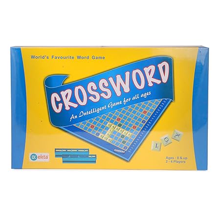 Vrii Collections Crossword (an English Word Puzzle Game), Multi Color