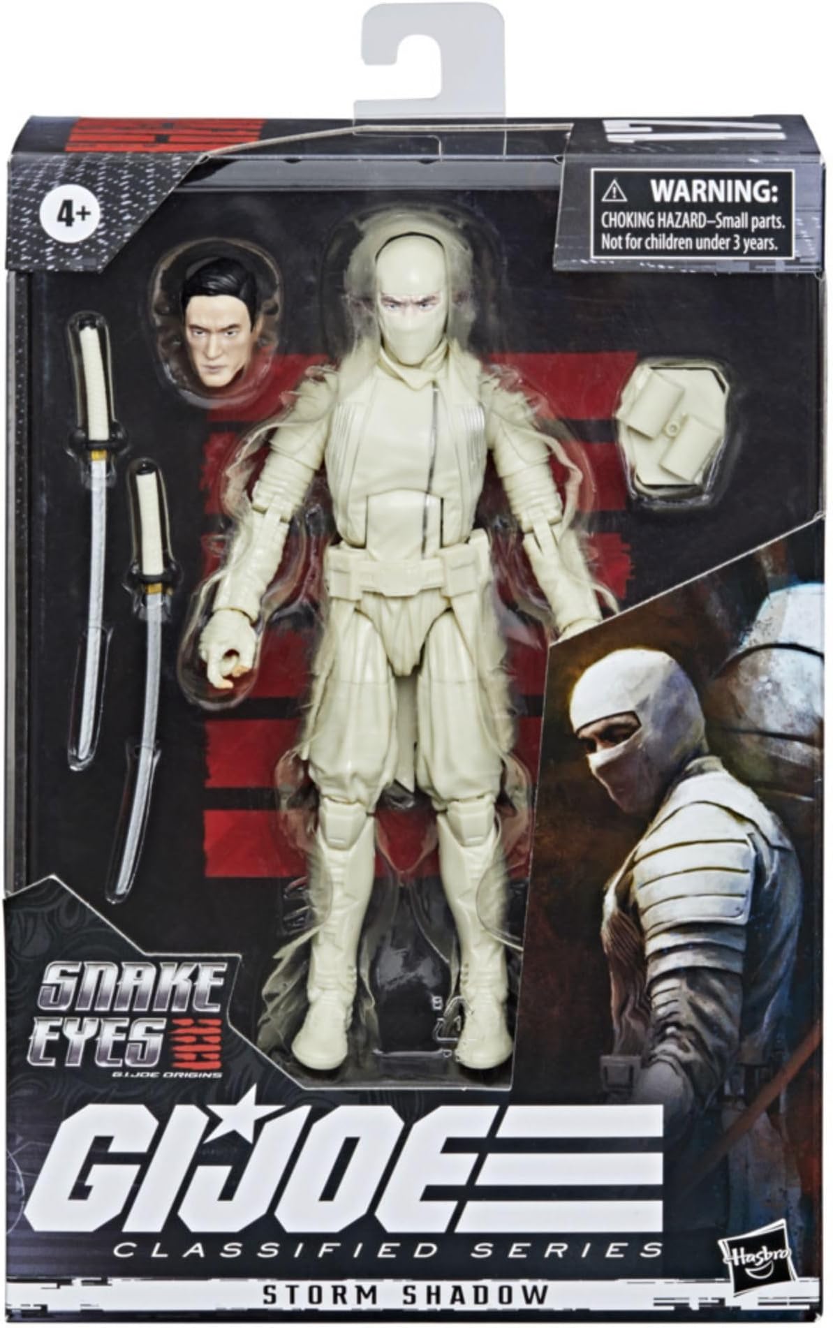 Classified Series Snake Eyes: G.I. Joe Origins Storm Shadow Action Figure 17, Premium 6-Inch Scale Toy with Custom Package Art