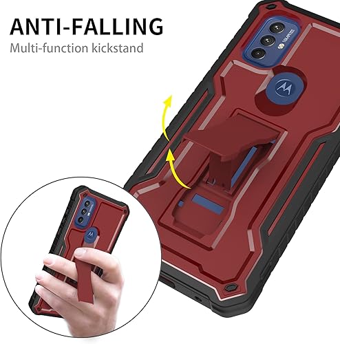 Miniatura 7 de DUOPAL Funda para Motorola Moto G Play 2023  Pure Case, protección de grado militar a prueba de golpes con protector de pantalla HD de vidrio