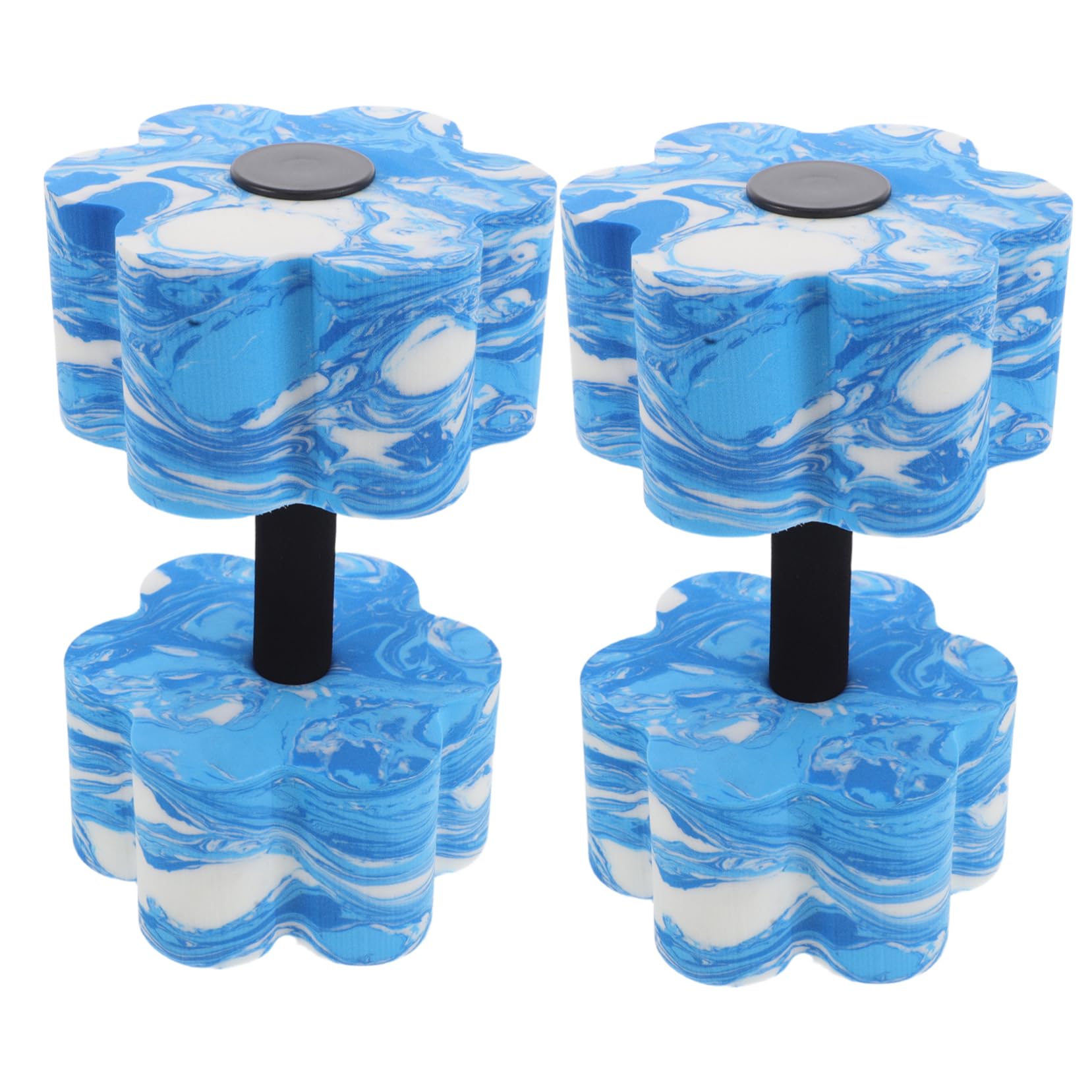 KOMBIUDA Manubri per Yoga Manubri Galleggianti in Acqua Pesi di Resistenza all'Acqua Bilancieri per Acqua per Esercizi in Piscina Bilancieri per Esercizi in Acqua Manubri con Pesi per