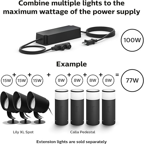 Miniatura 11 de Philips Hue - 1748930VN - Conector de cable y conector en T de 8 pies, color negro.