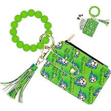 JAPDNK Soccer Gifts for Women Men,Soccer Keychain Wristlet Wallet,Coin Purse Keychain,Christmas Birthday Gifts for Women Men Sports Fan