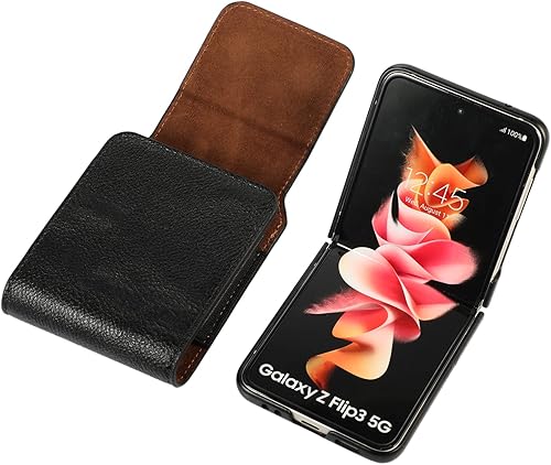 Miniatura 7 de Funda de cuero sintético con clip para cinturón para Samsung Galaxy Z Flip 4 Galaxy Z Flip 3 5G Z Flip 5G Z Flip 5G Z Flip 5G Z FlipMotorola Moto