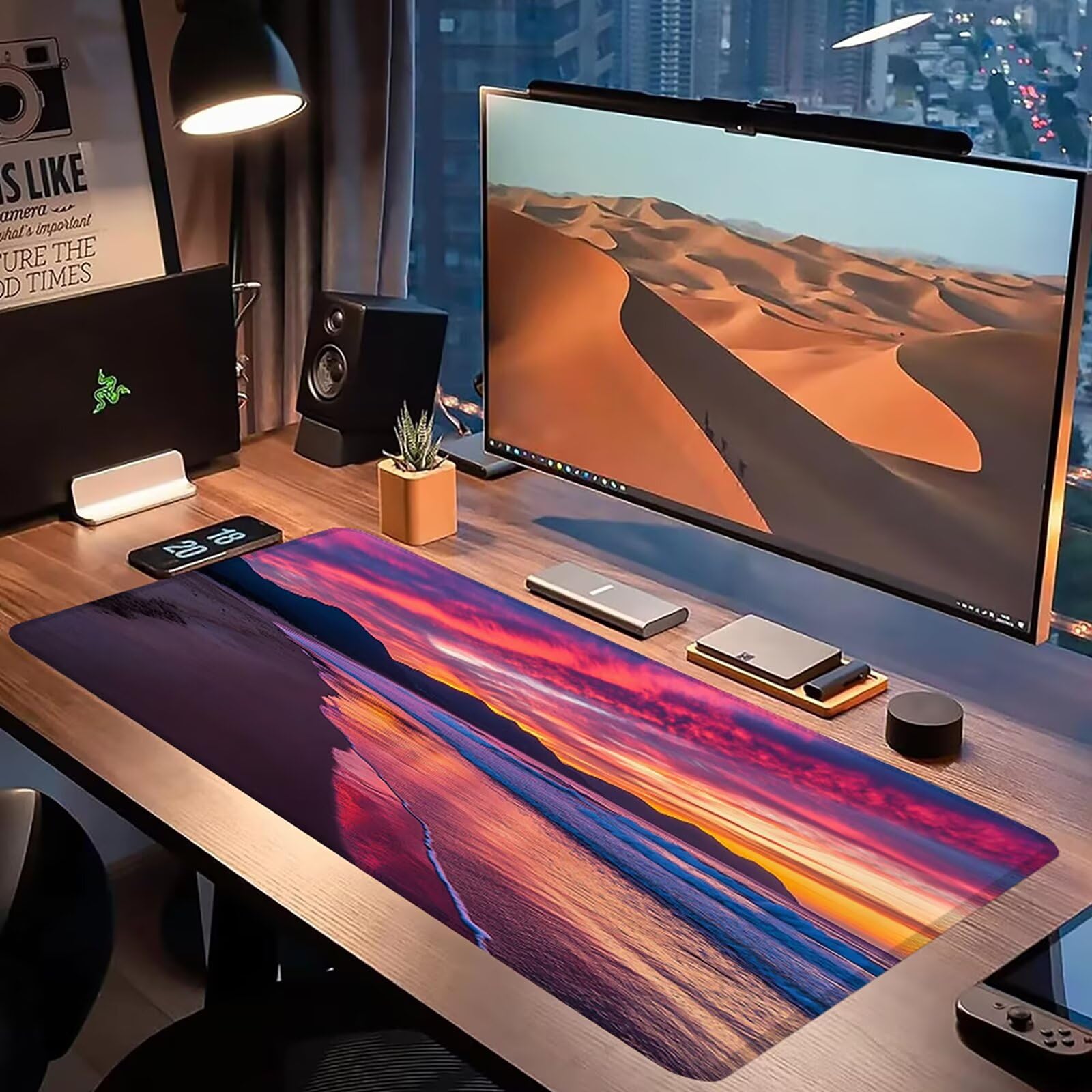 Podkładka pod mysz, podkładka pod mysz XXL 1200 x 600 podkładka pod mysz dla graczy, wodoodporna gumowa podstawa, duża podkładka pod mysz do gier na biurko szyte krawędzie wodoodporna antypoślizgowa