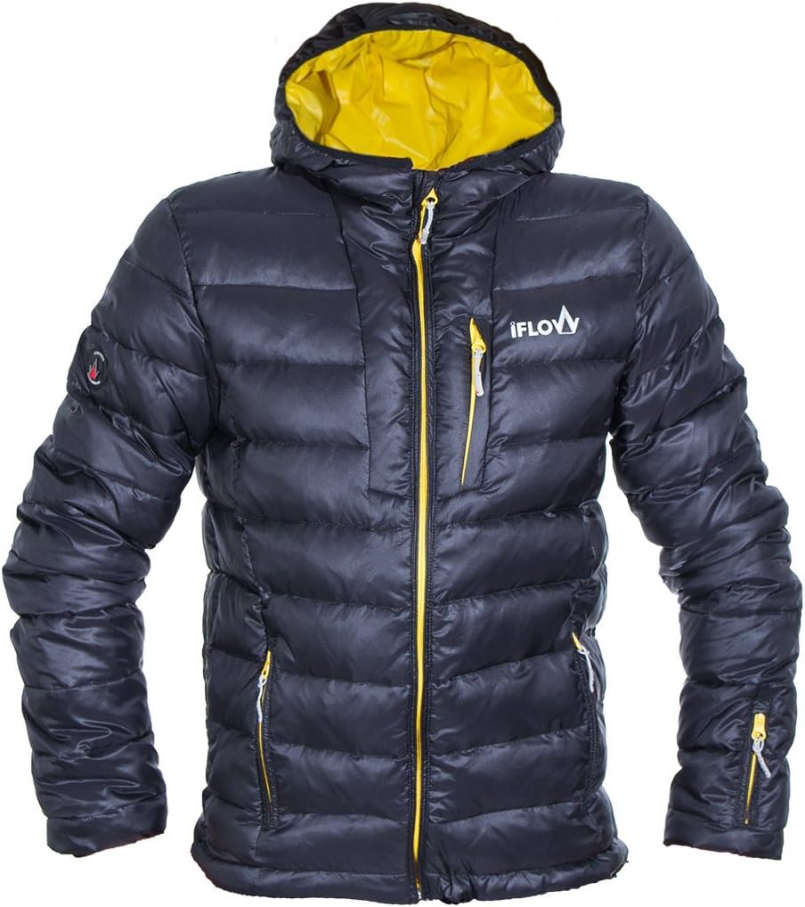 iFLOW Men's Peak Mountain Black Man Jacket