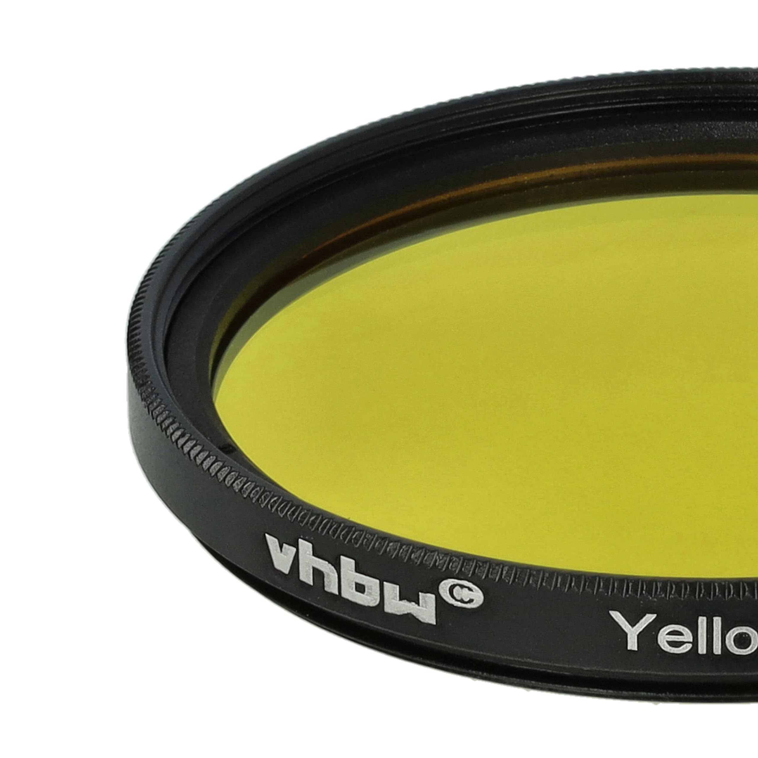 vhbw Uniwersalny filtr kolorów do obiektywów z gwintem 49mm - Żółty filtr