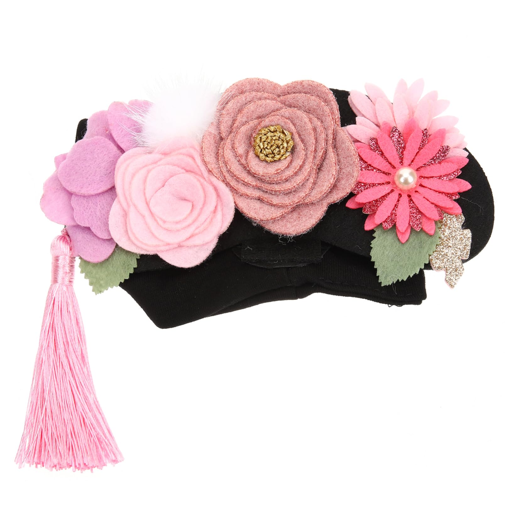 SAFIGLE Tassel Baby Headband Baby Girl Carole Baskin Costume Baby Girl Flower Headband Tassel Garland Toddler Hair Accessories Toddler Tiara Ancient Chinese Headband Cosplay Hairband Miss