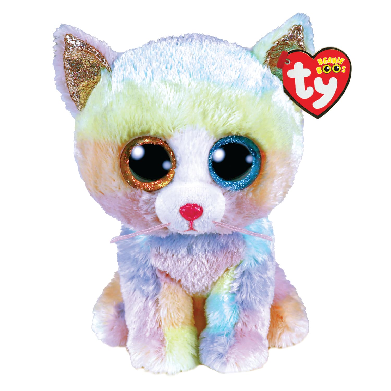Ty TY36250 Beanie Boo's Heather el gato 15 cm