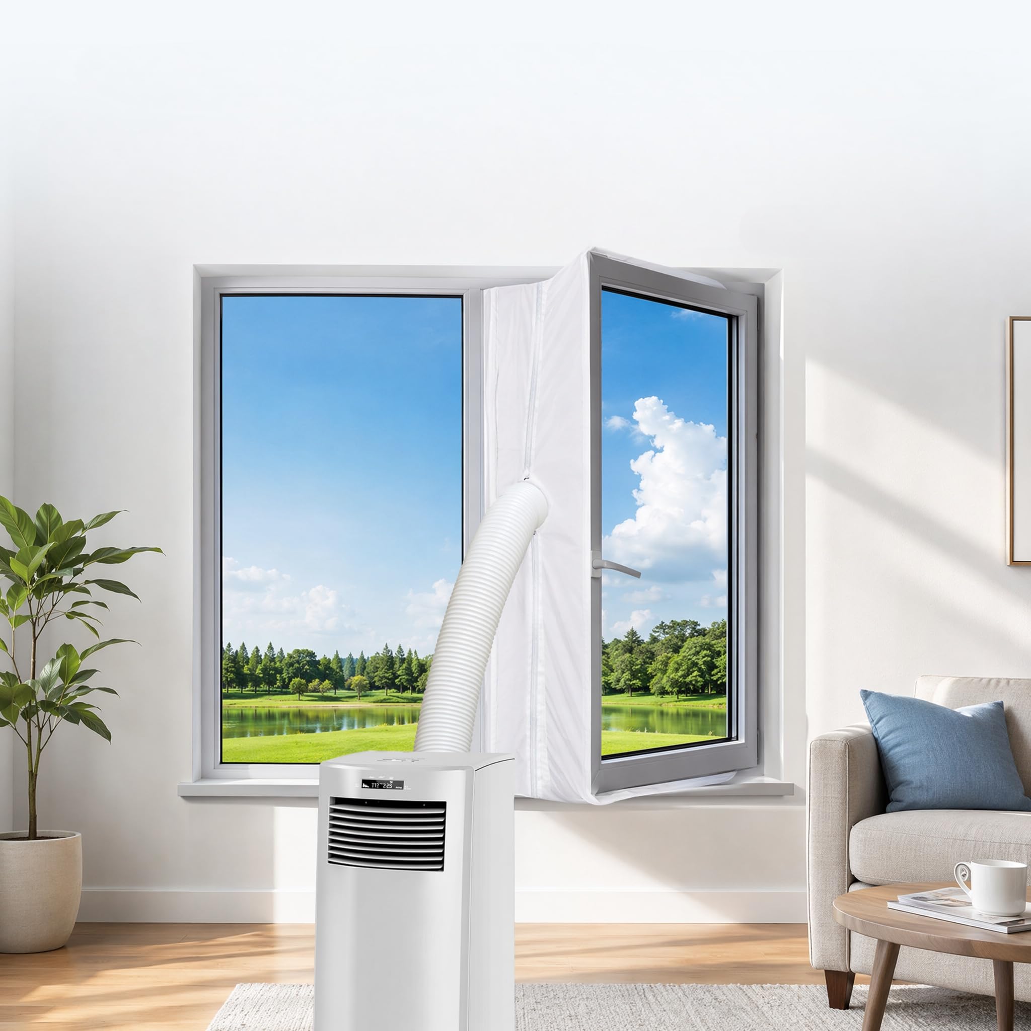 Air Conditioner Window Seal, 400cm Portable Universal Window Seal Kit