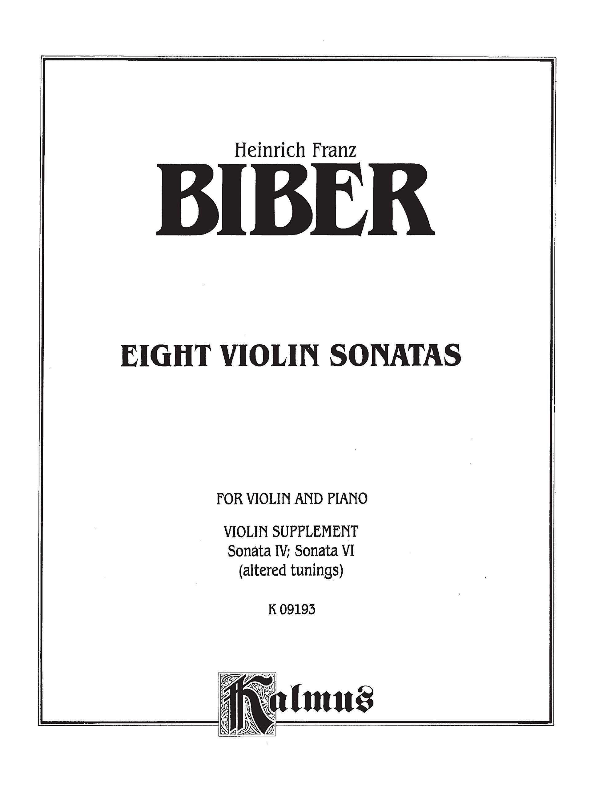 Eight Violin Sonatas: For Violin and Piano
