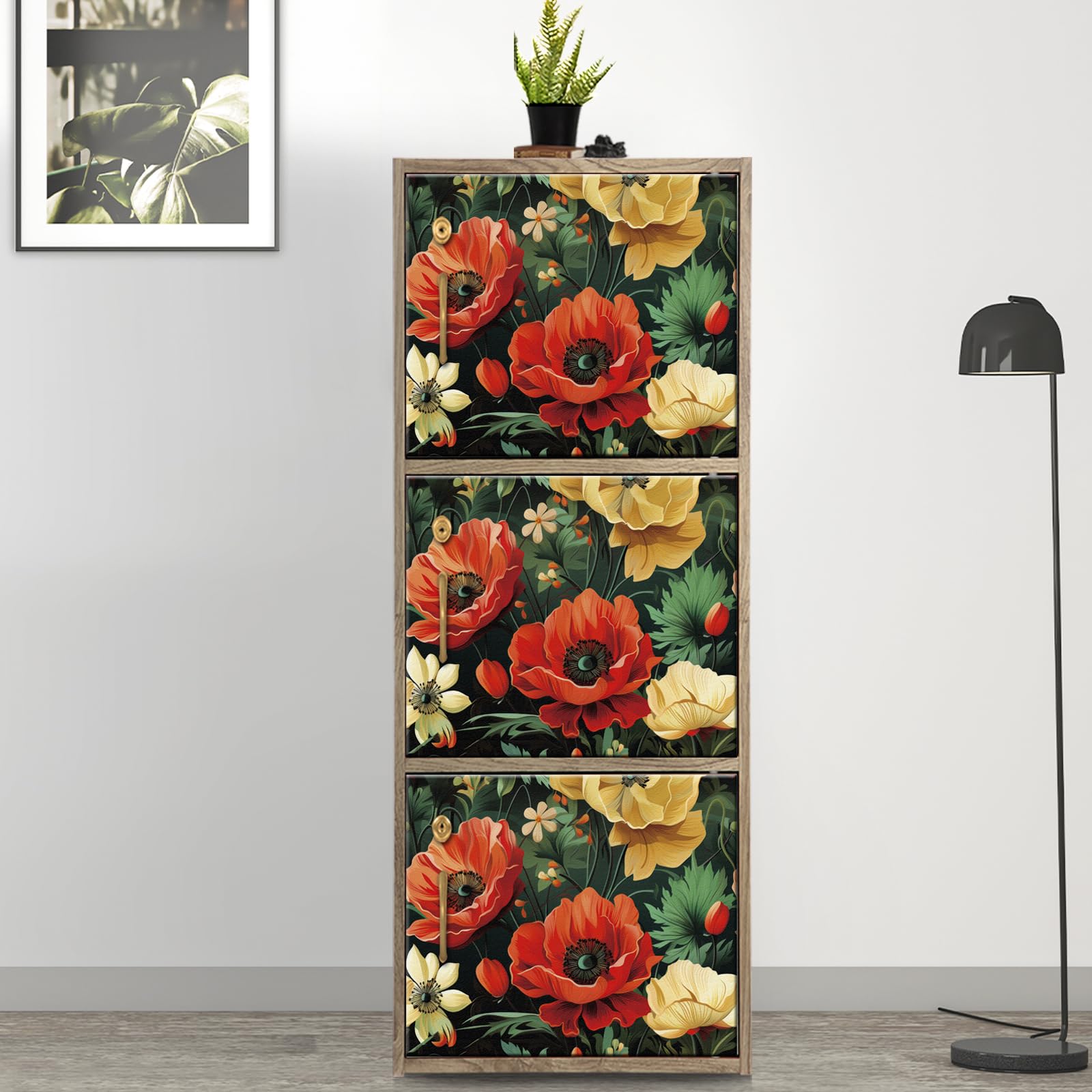 Carta Da Parati Autoadesiva Botanica - Pellicola Decorativa Rimovibile