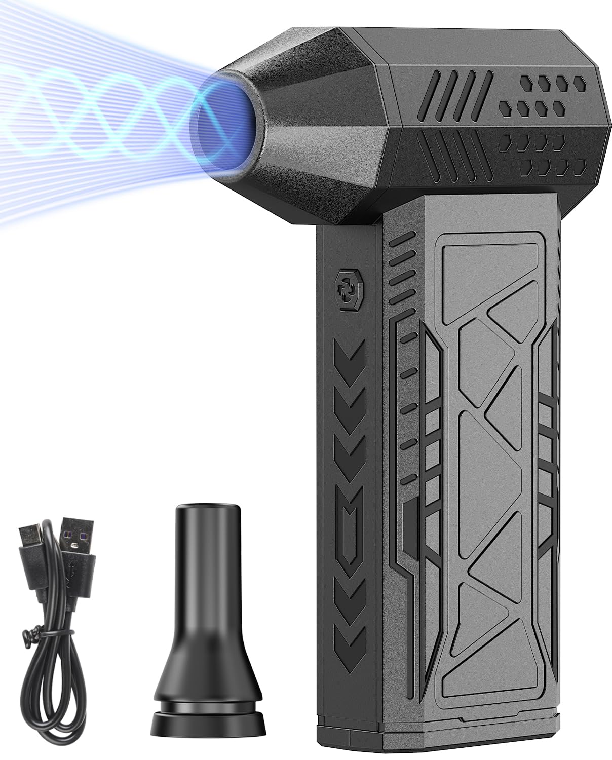 Amazon.co.jp: KESHIDA エアダスター 電動ブロワー ブロアー 洗車 4