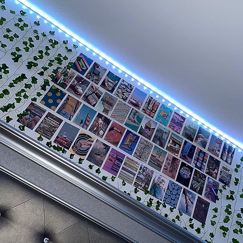 Miniatura 6 de BOPART Kit de collage de pared de 70 piezas, imágenes estéticas, decoración de habitación retro de los años 80, collage estético, decoración de