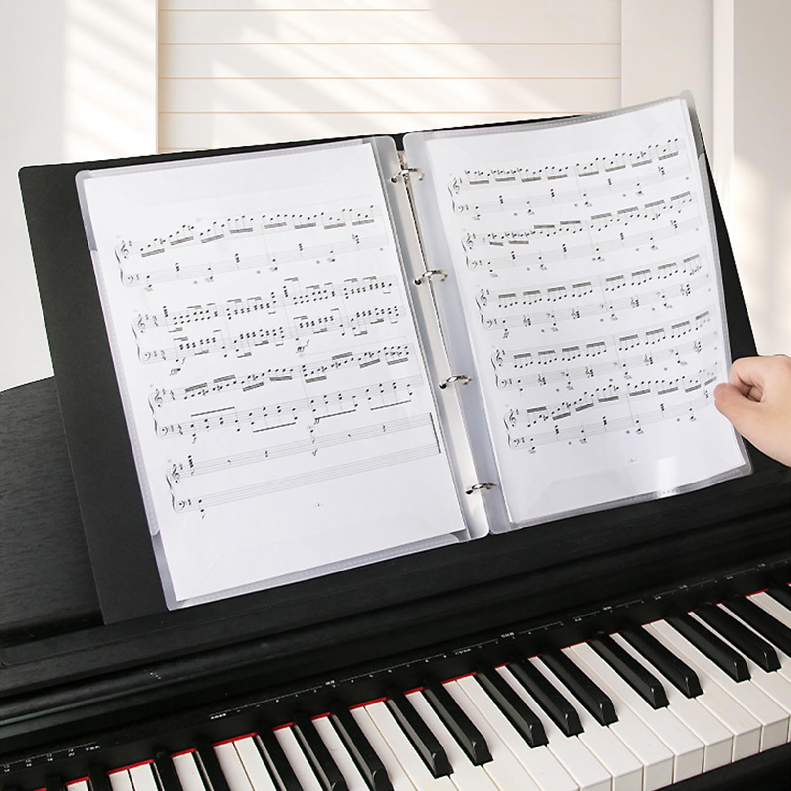 Raccoglitore musicale – Borsa resistente per spartiti e documenti, organizer perfetto per musicisti e artisti