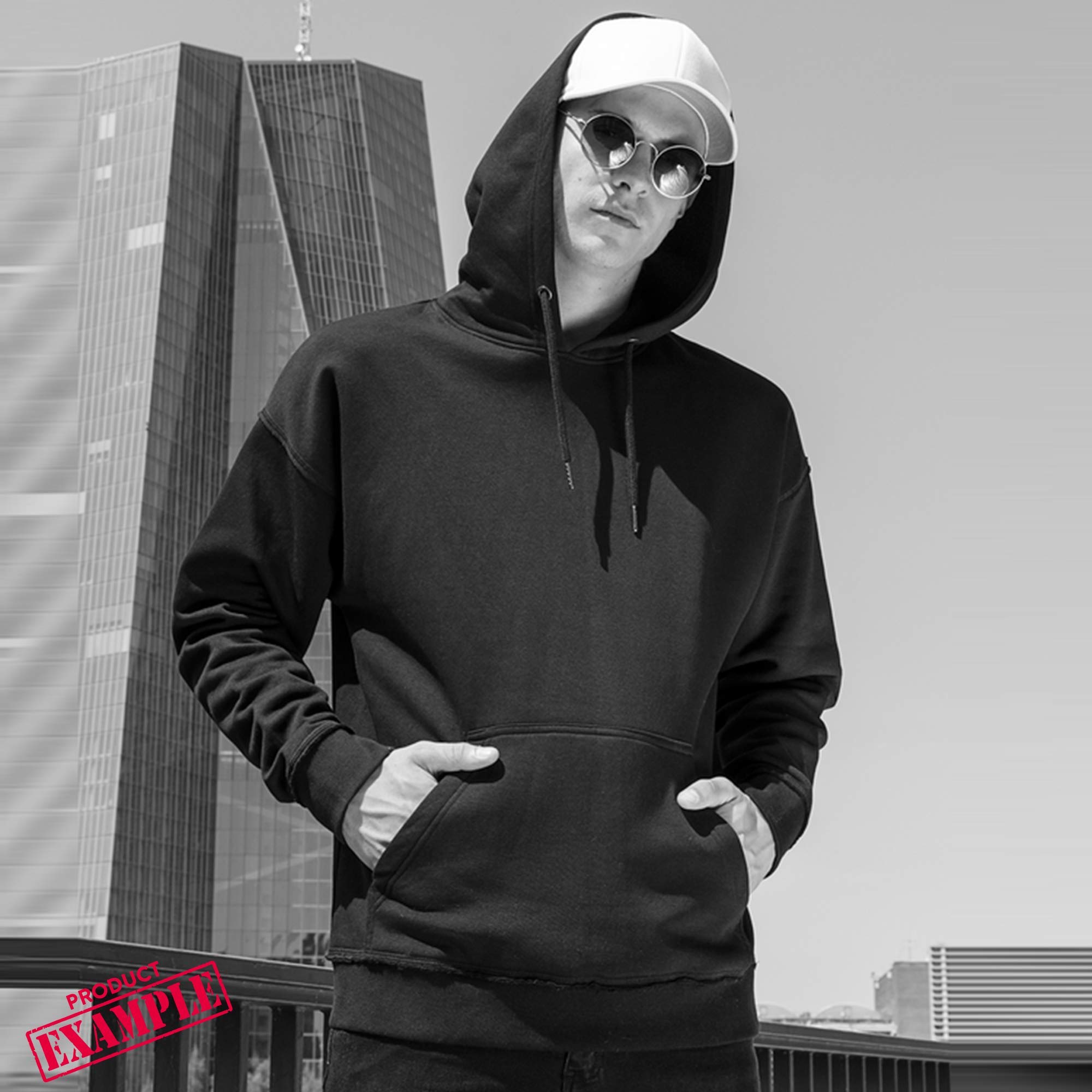 Ich Bin Nichts für schwache Nerven Premium Herren Hoodie Kappuzenpullover Männer Pulli mit Kapuze Sweatshirt mit Aufdruck