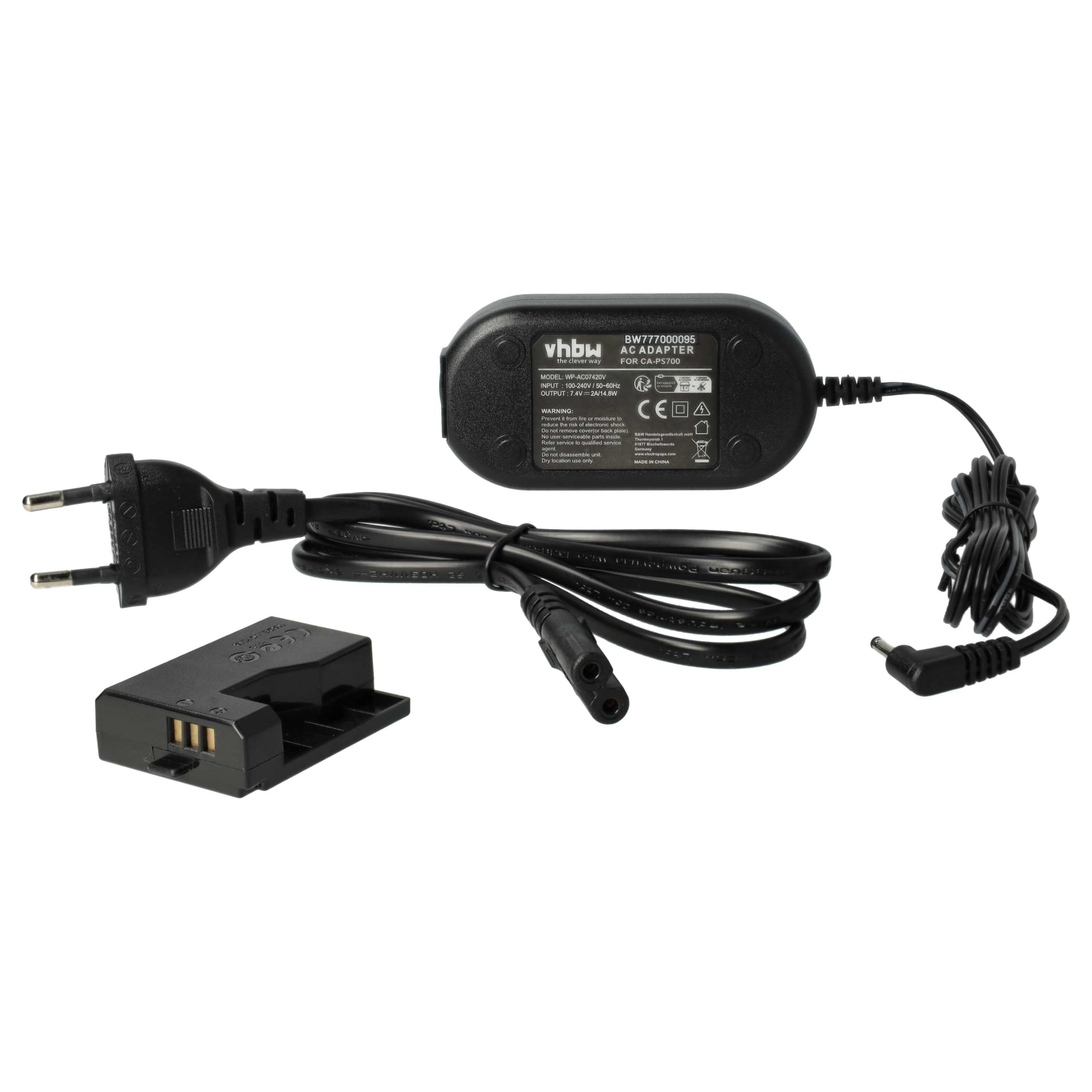 Bloc secteur remplace Canon ACK-E18 pour caméra Canon + coupleur DC comme Canon