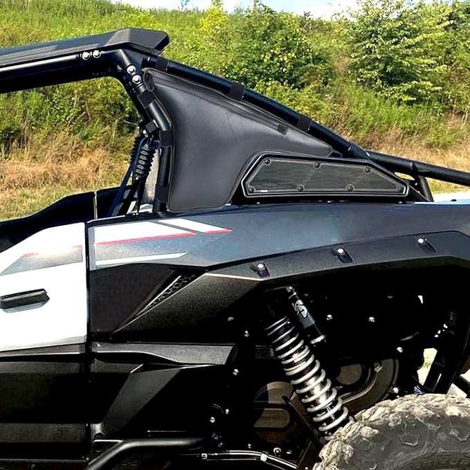 Sresk Stock Black Triangle Truss Storage Bag Compatible With Kawasaki