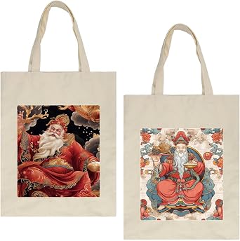 Wolf Canvas Tote Bag, Reusable Grocery Shopping Bag, DIY Painting Printing