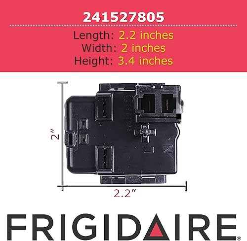 Miniatura 5 de Frigidaire 241527805 Relé genuino del comienzo del compresor del OEM para los refrigeradores