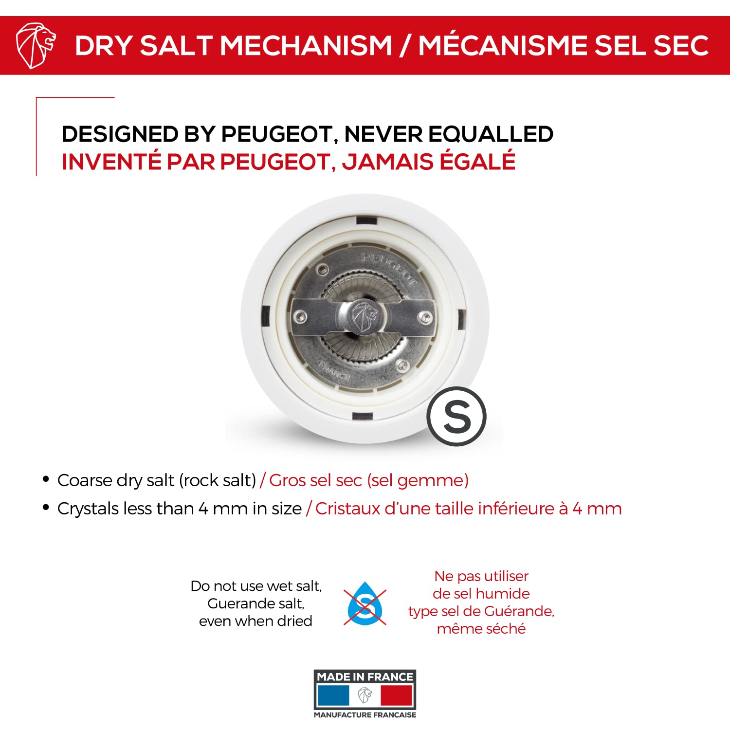 Peugeot 27797 tuz değirmeni Paris u-select 12 cm