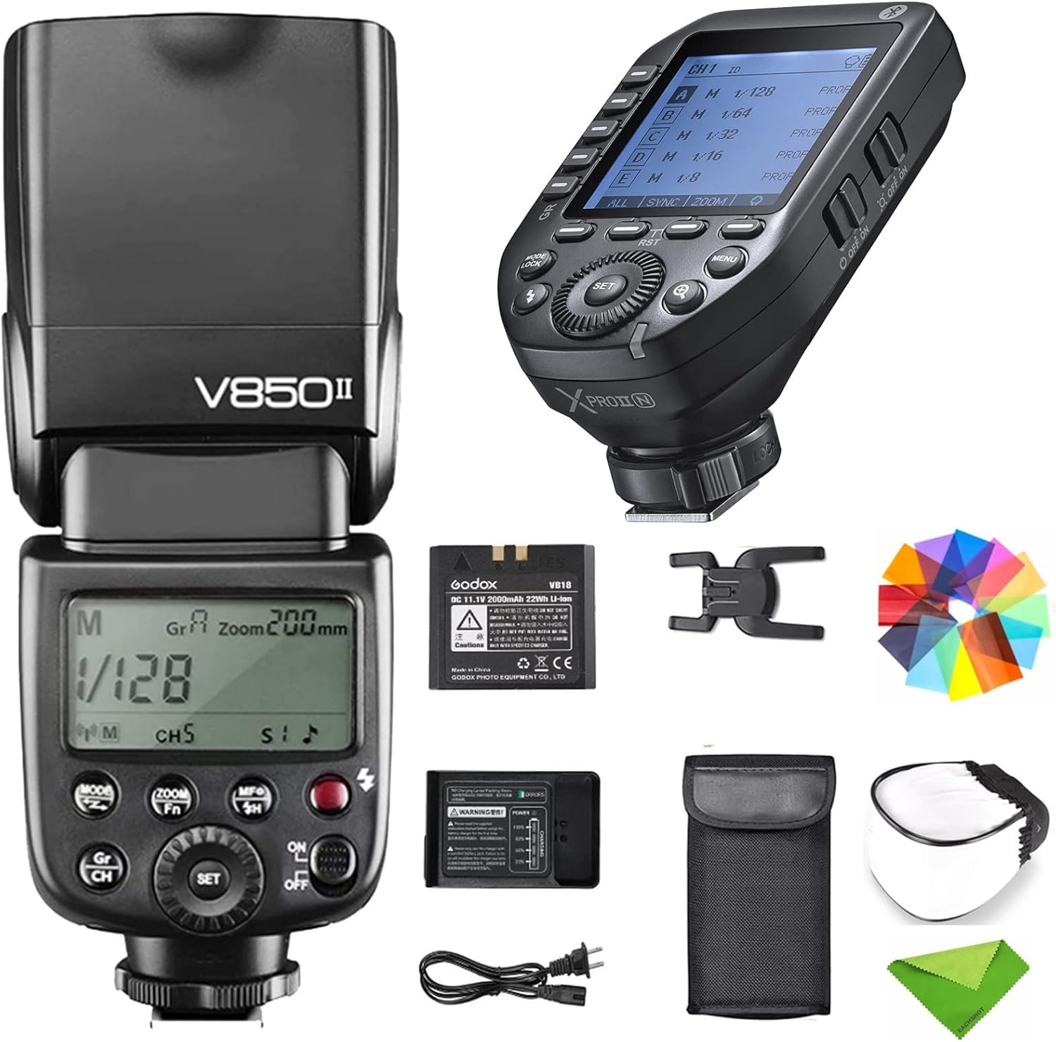 Godox V850II V850 Flash w/XProIIN Trigger for Nikon