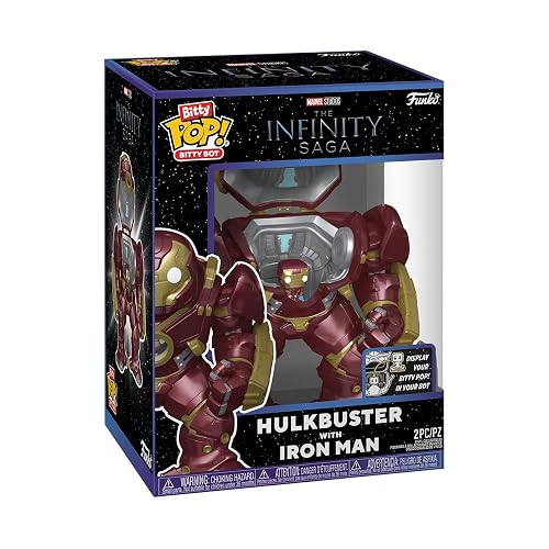 Funko Bitty Bots: Marvel - ¡Hulkbuster con Iron Man! ¡Bitty Pop! - 0.9 Inch (2.2 Cm) - Marvel'S Infinity Saga
