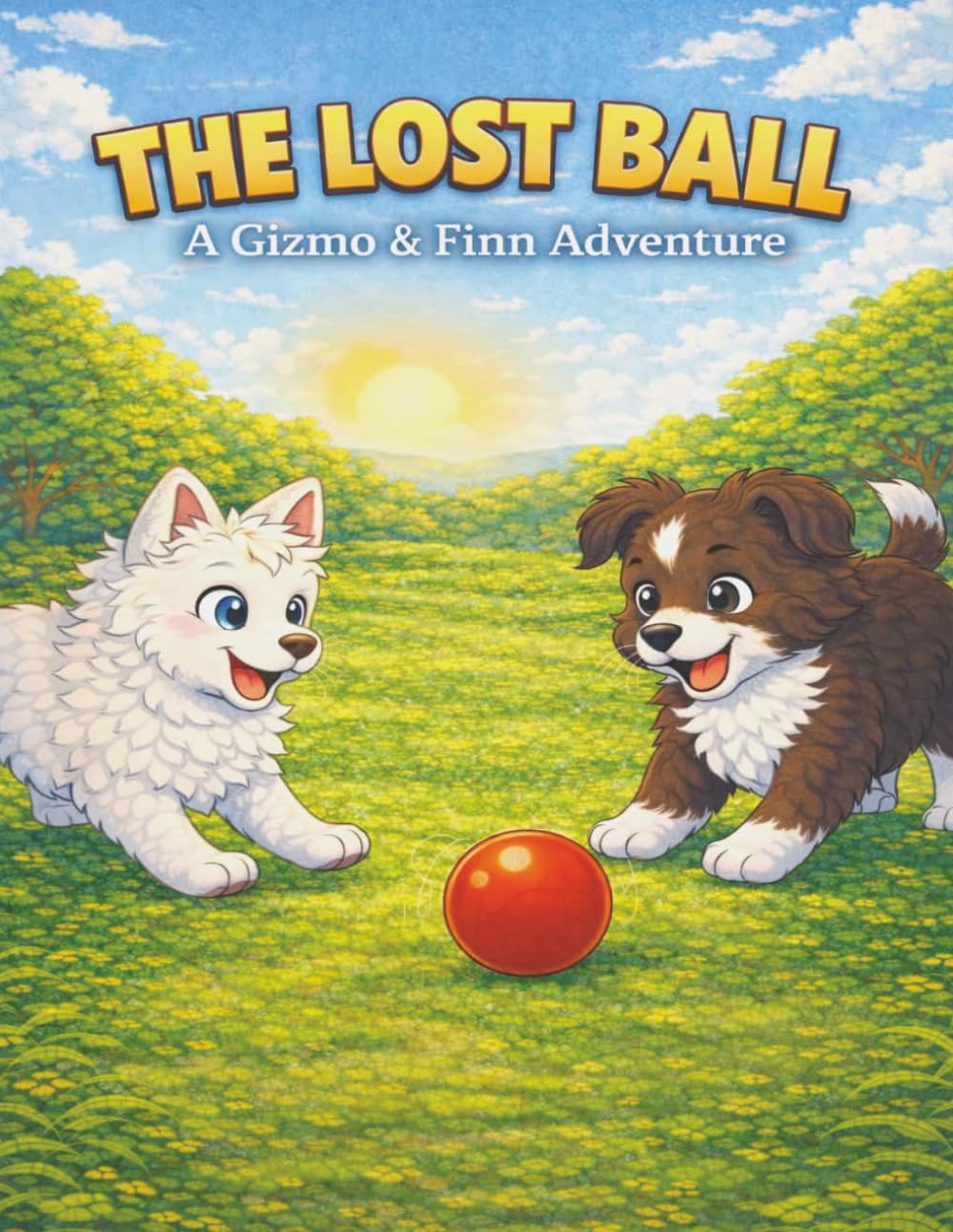 the lost ball: The lost ball a sweet childrens story about friendship and helping others.