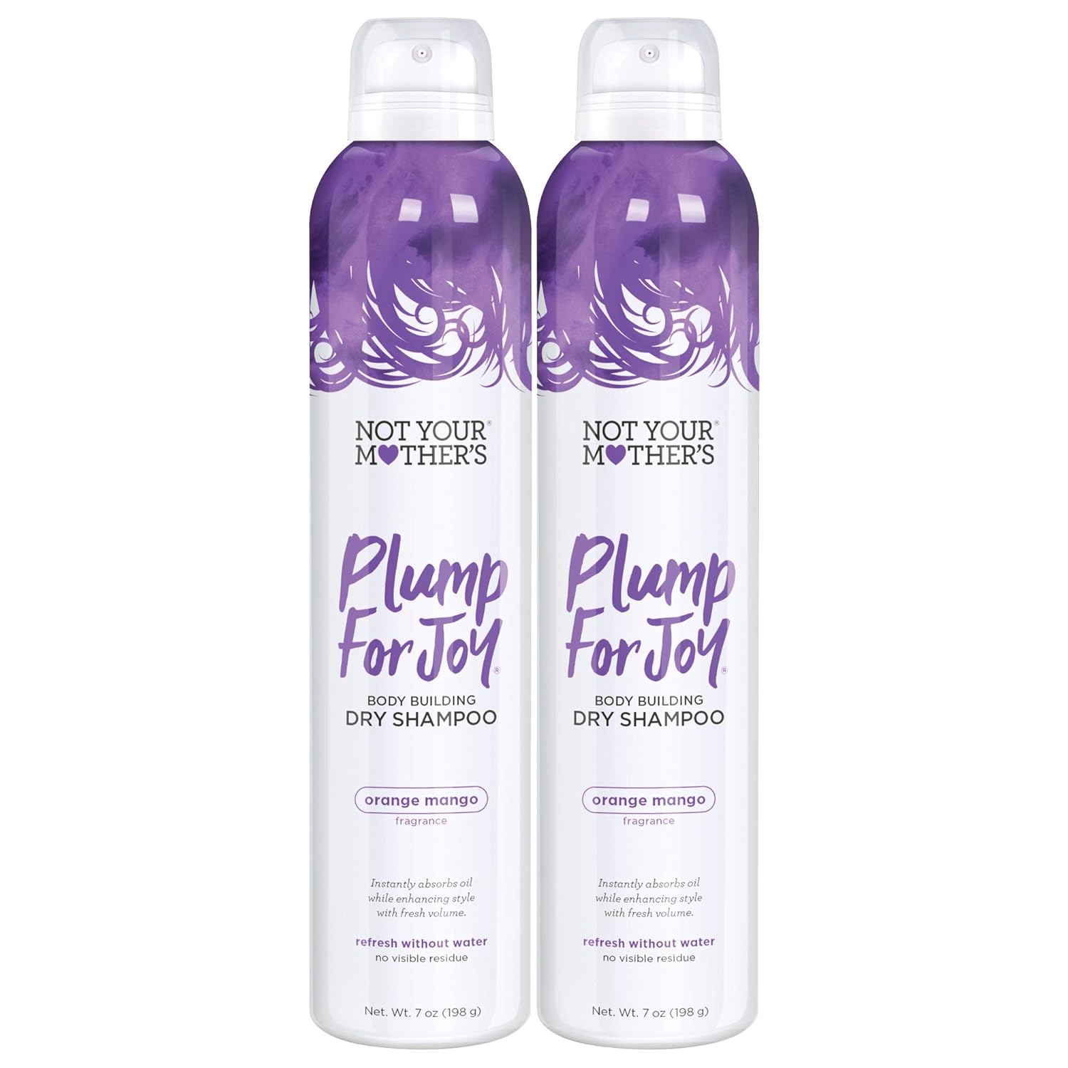 Not Your Mother's Plump for Joy Dry Shampoo (2Pack) 7 oz Dry Shampoo