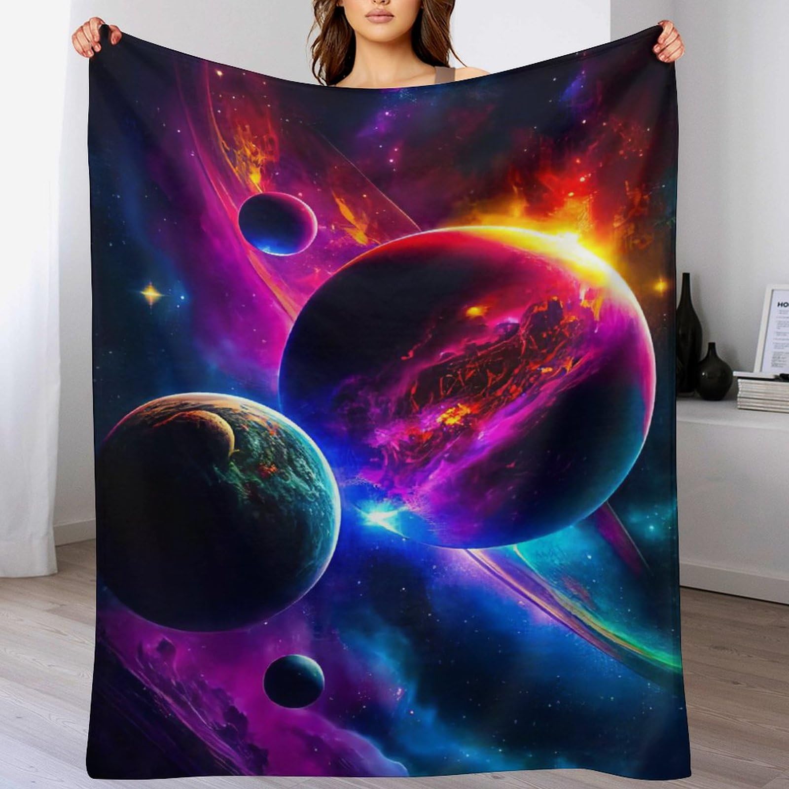 Manta de forro polar ligera contra el frío suave 130x150 cm